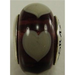 Pandora Purple Bed with hearts